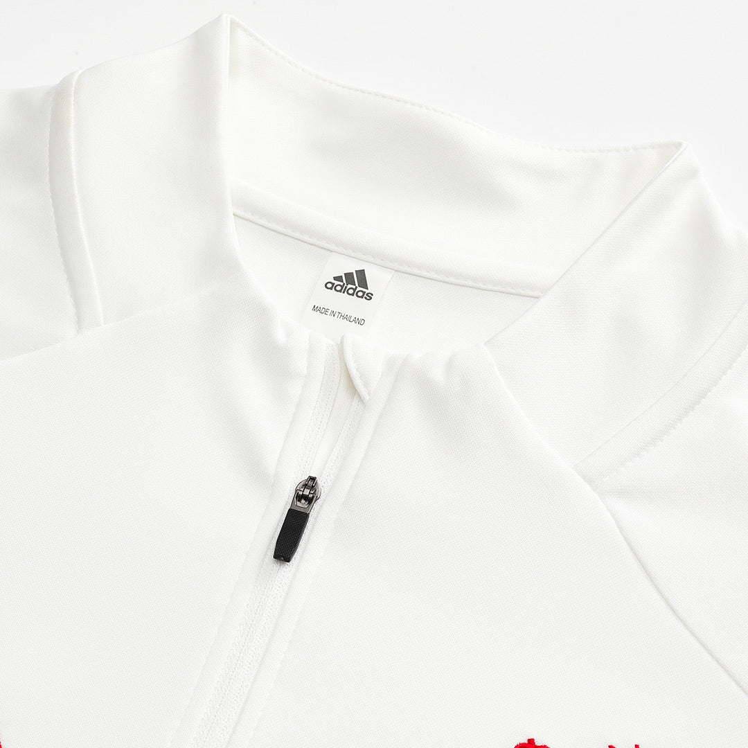 Liverpool Zipper Sweatshirt Kit(Top+Pants) 25/26 White