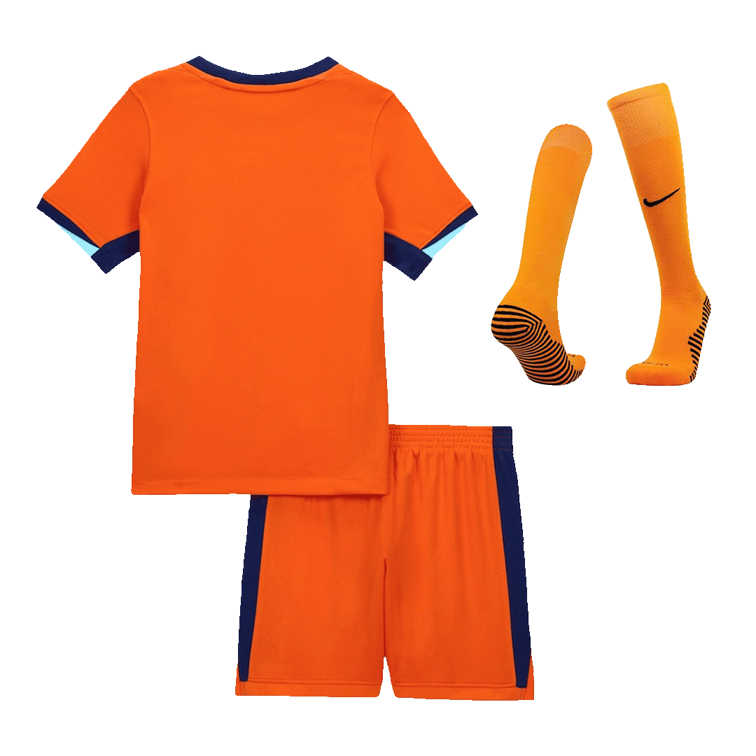 Maillot domicile Pays-Bas EURO 2024 pour enfant (maillot, short, chaussettes)