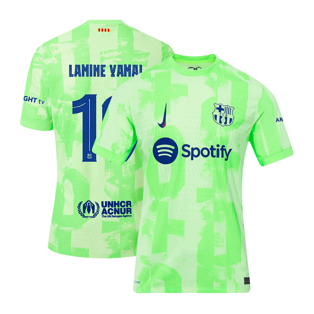 Barcelona LAMINE YAMAL #19 Third Away Soccer Jersey Authentic 2024/25 - UCL Edition