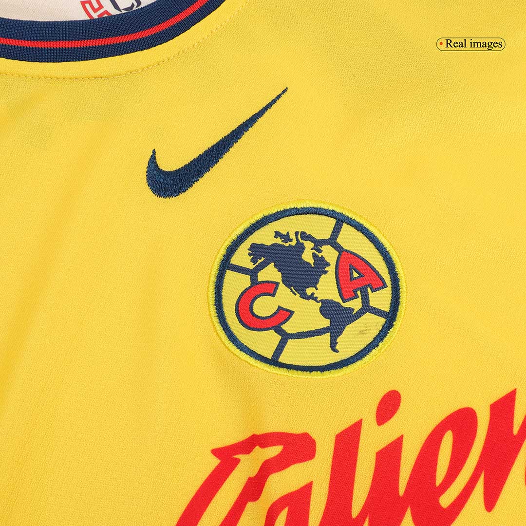 Club America Heim-Fußballtrikot-Set 2024/25 für Kinder (Trikot + Shorts)
