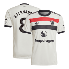 Manchester United B.FERNANDES #8 Third Away Soccer Jersey Authentic 2024/25