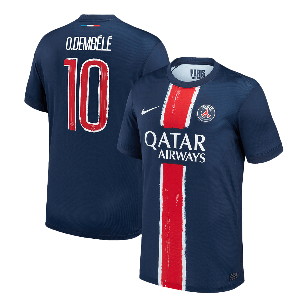 PSG O.DEMBÉLÉ #10 Heimtrikot 2024/25 – UCL Edition