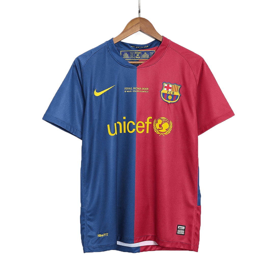 Barcelone A.INIESTA #8 Maillot de football domicile rétro 2008/09