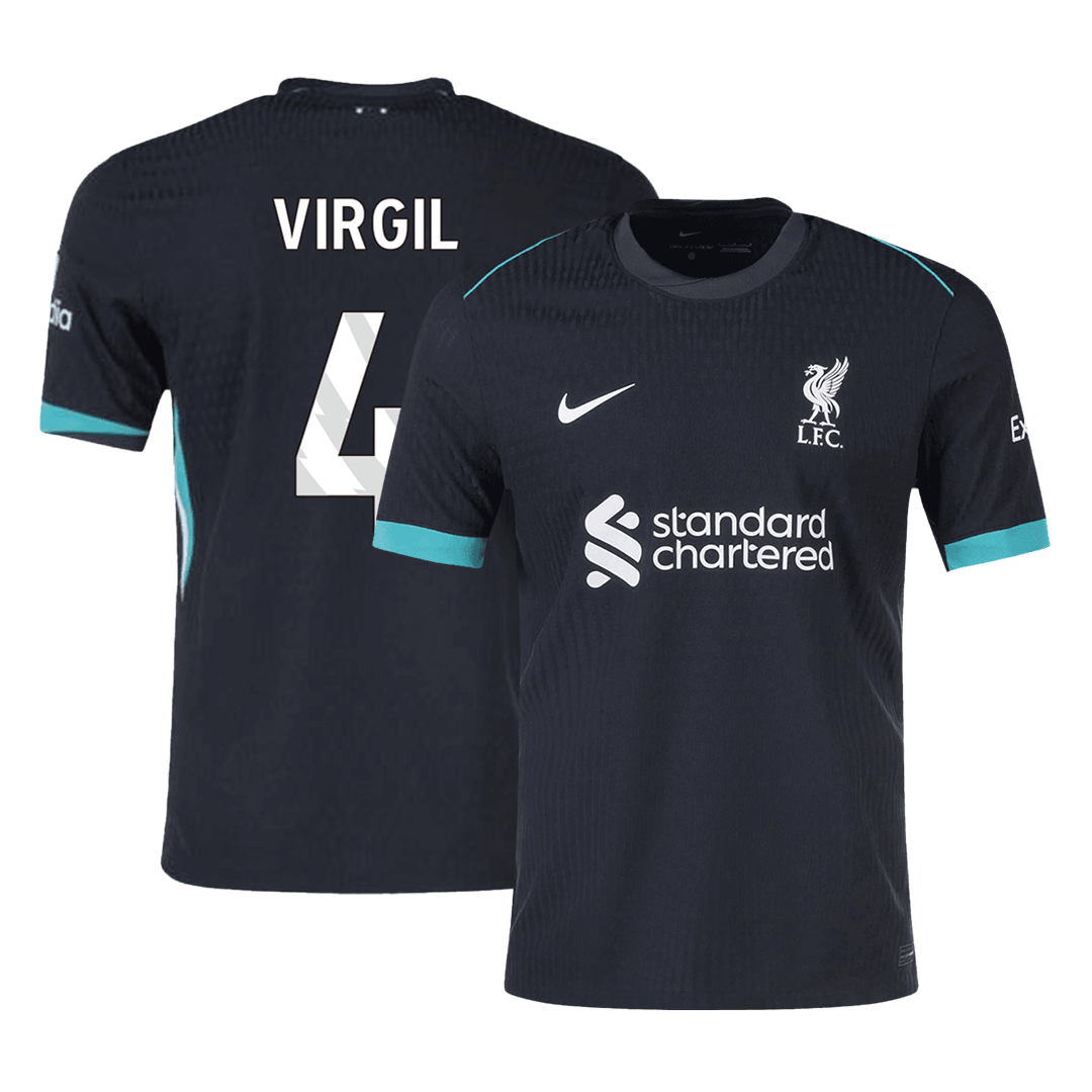 Liverpool VIRGIL #4 Away Soccer Jersey Authentic 2024/25