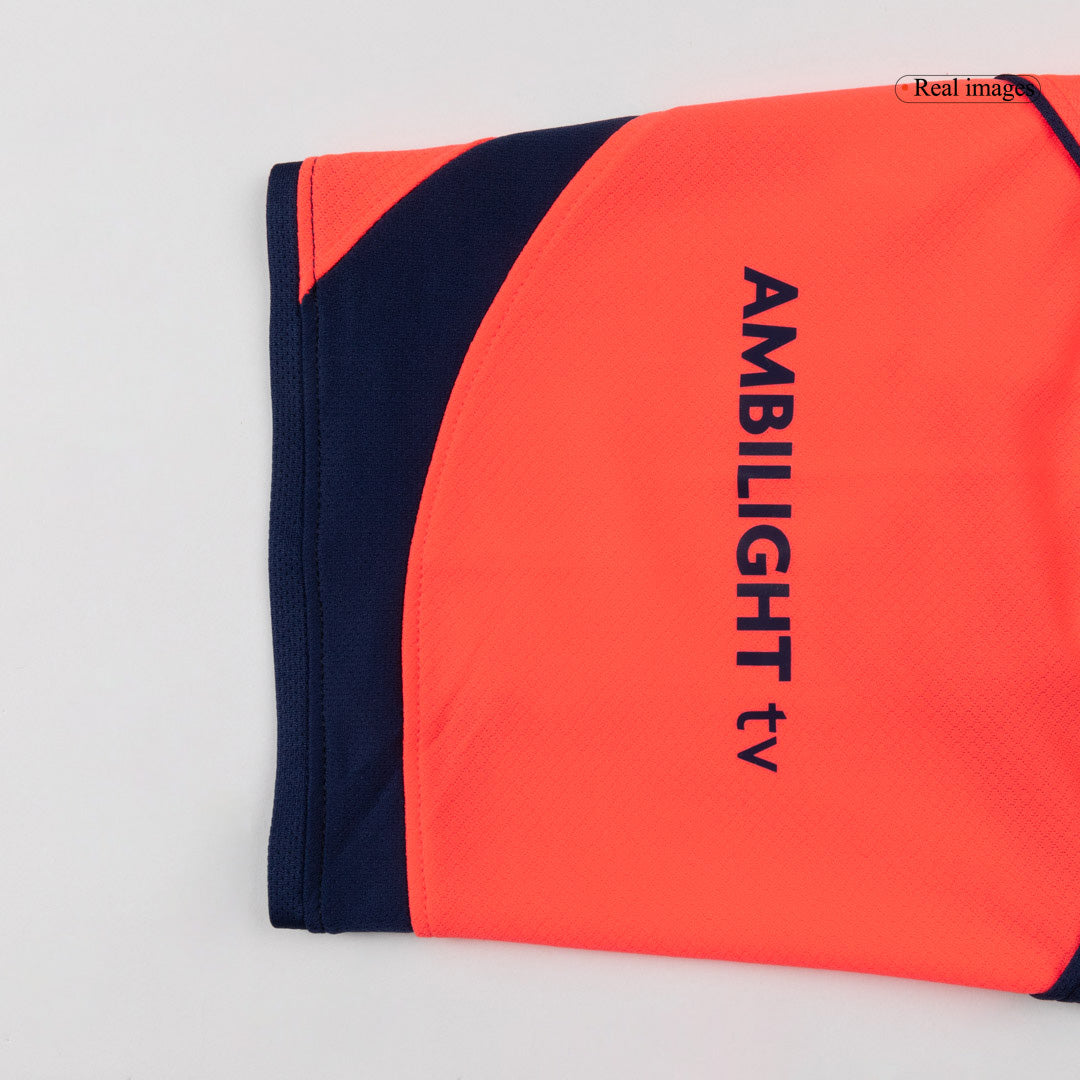 LAMINE YAMAL #10 Barcelona Third Away Soccer Jersey 2025/26 Orange- UCL