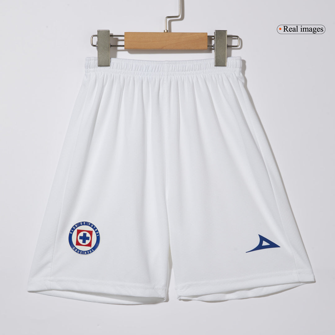 Cruz Azul Heim-Fußballtrikot-Set 2024/25 für Kinder (Trikot + Shorts)