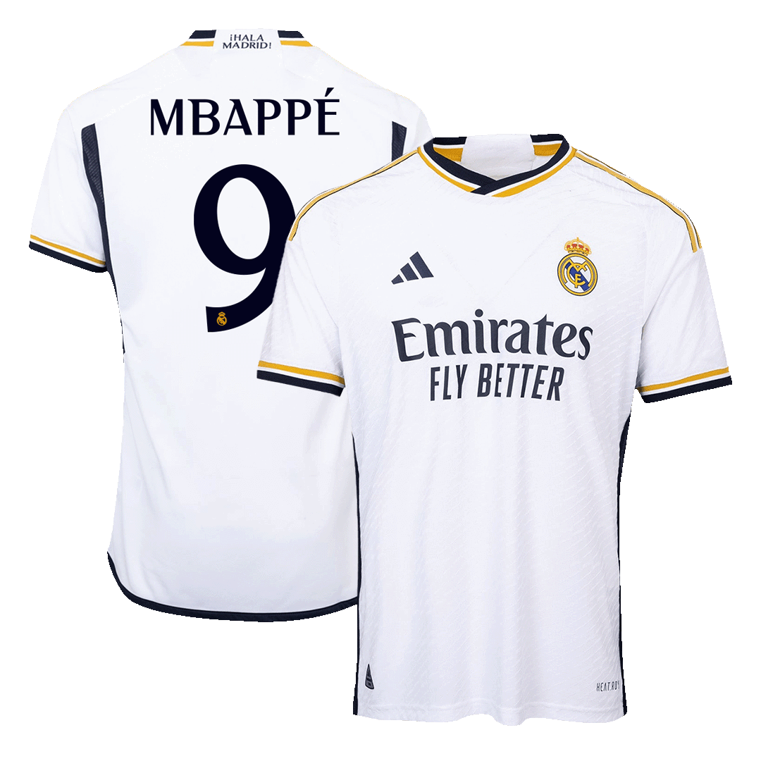 Maillot Real Madrid MBAPPÉ #9 Domicile Authentique 2023/24