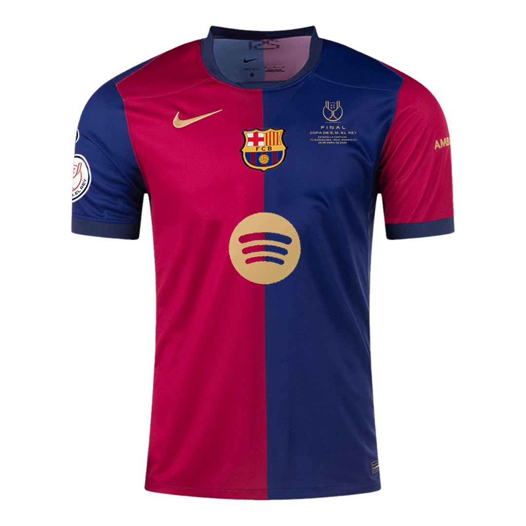 Barcelona Home Jersey 2024/25 - Copa del Rey Final