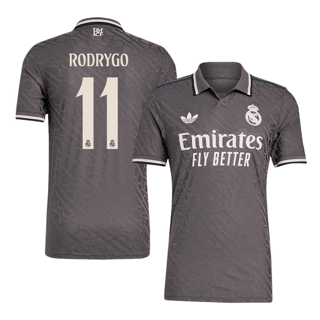 Real Madrid RODRYGO #11 Third Away Soccer Jersey Authentic 2024/25