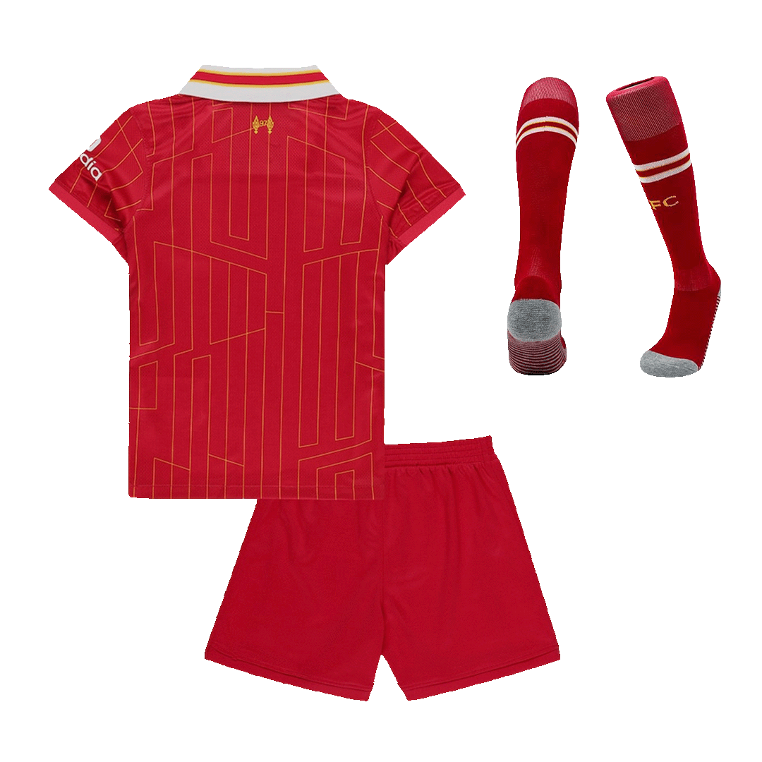 Maillot domicile Liverpool 2024/25 pour enfant (maillot, short, chaussettes)
