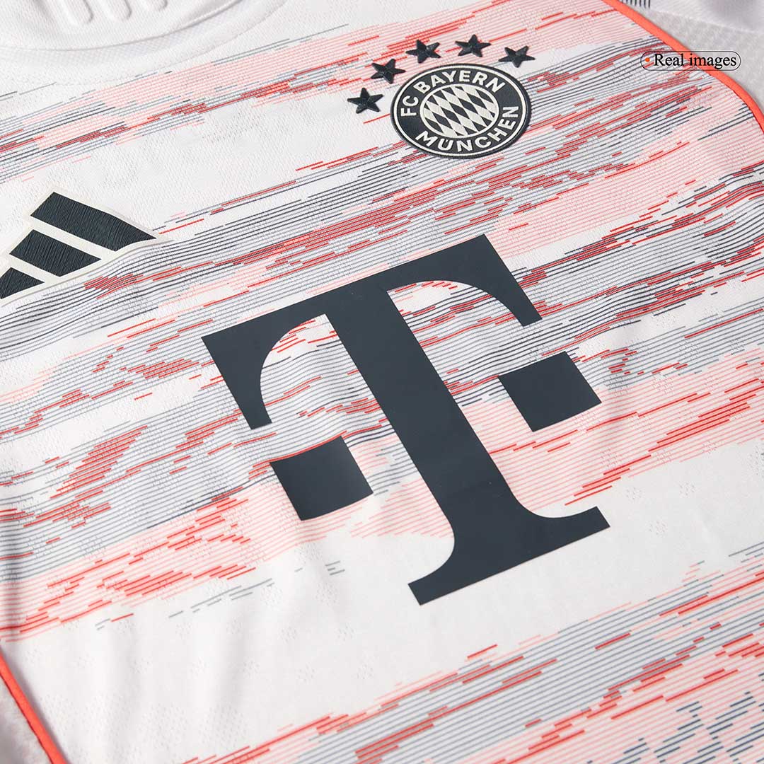 MÜLLER #25 Authentic Bayern Munich Away Soccer Jersey 2025/26 White