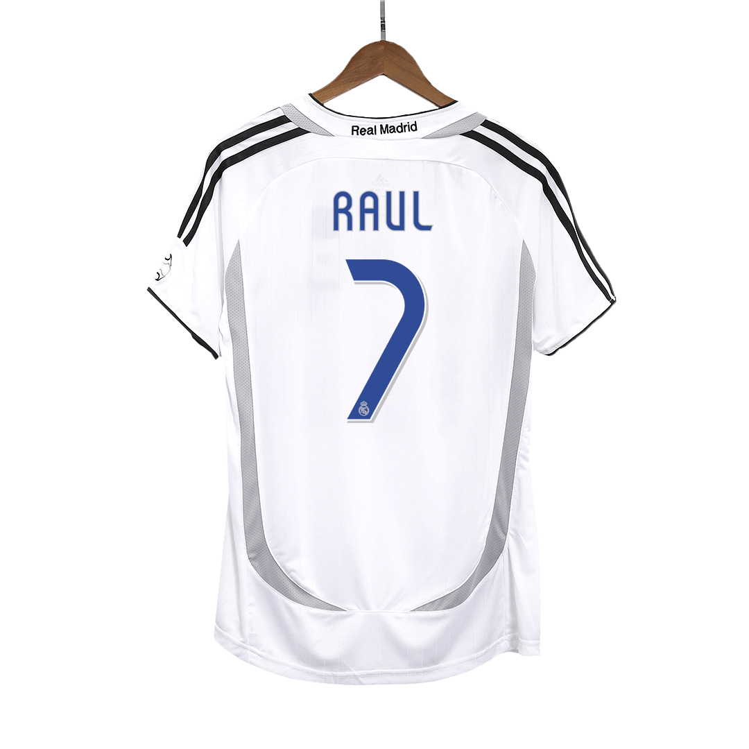 Real Madrid RAUL #7 Home Soccer Jersey Retro 2006/07