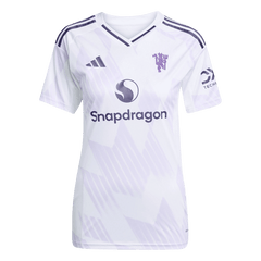 Women's Manchester United Away Soccer Jersey 25/26 White