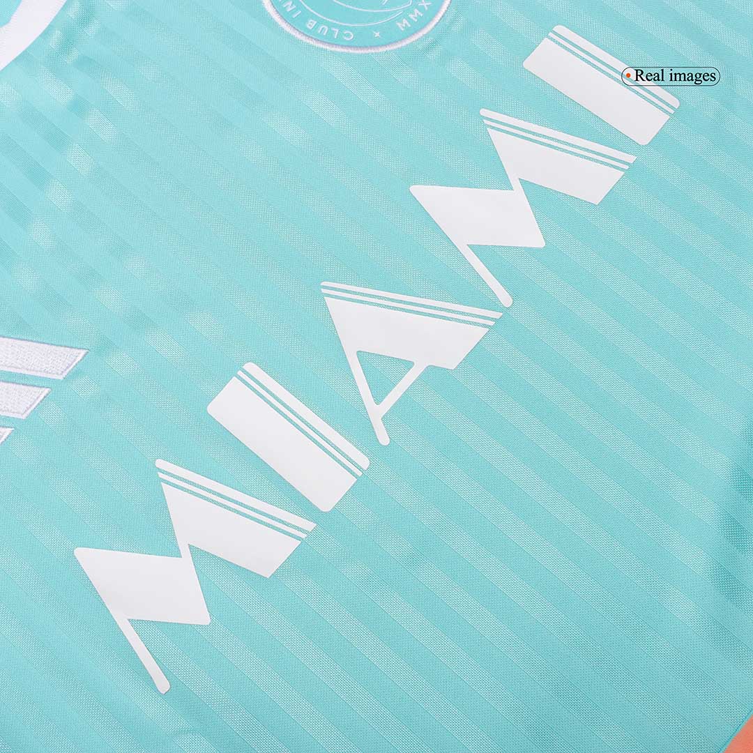 Inter Miami CF Drittes Auswärts-Fußballtrikot-Set 2024 (Trikot + Shorts + Socken)
