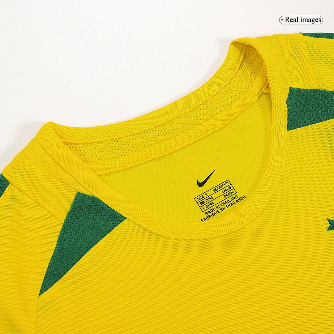 Brazil CAFU #2 Home Soccer Jersey Retro 2002/03