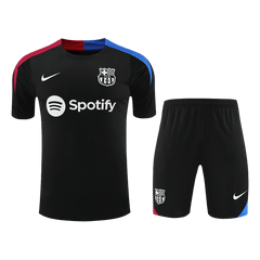 Barcelona Pre-Match Training Soccer Jersey Kit 2024/25 (Jersey+Shorts)