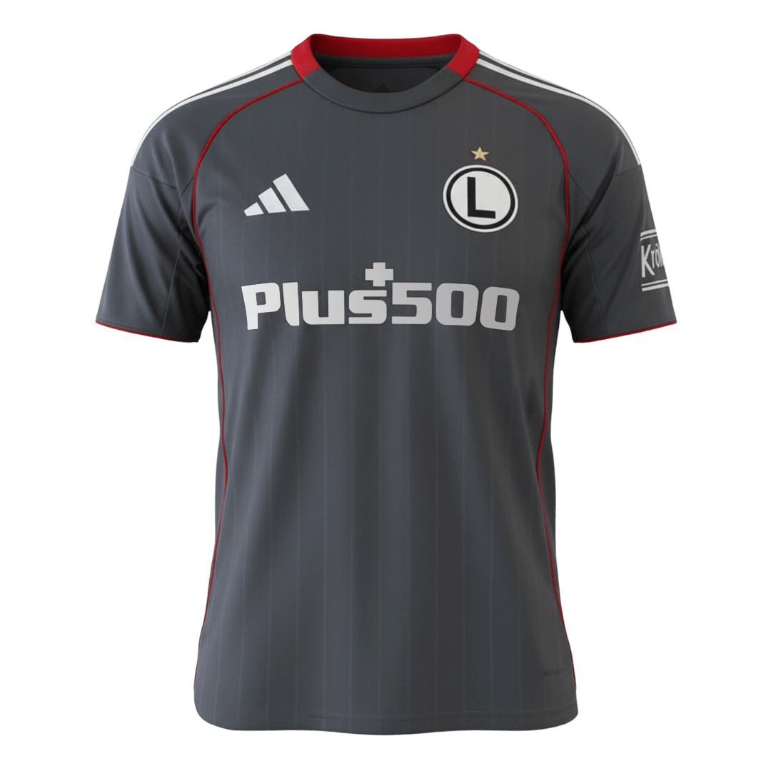 Legia Warszawa Third Soccer Jersey 25/26 Black