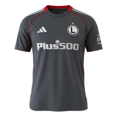 Legia Warszawa Third Soccer Jersey 25/26 Black