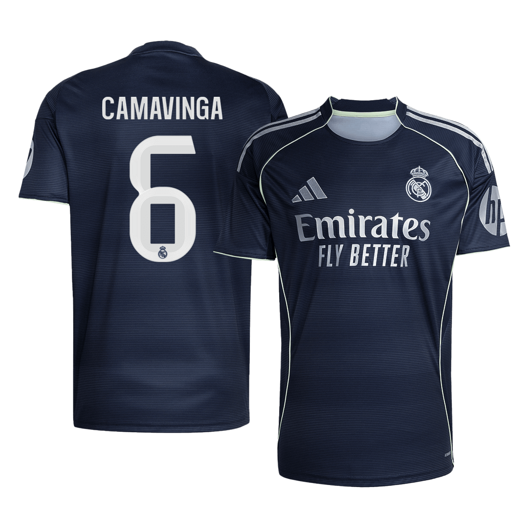 CAMAVINGA #6 Real Madrid Away Soccer Jersey 2025/26 Navy