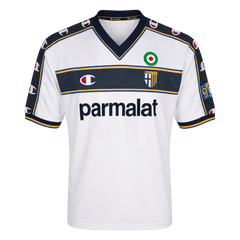 Men Retro Fan Version 02/03 Parma Calcio 1913 Away Soccer Jersey White