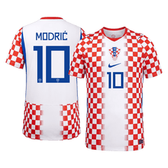MODRIĆ #10 Croatia Home Soccer Jersey World Cup 2026 Red&White
