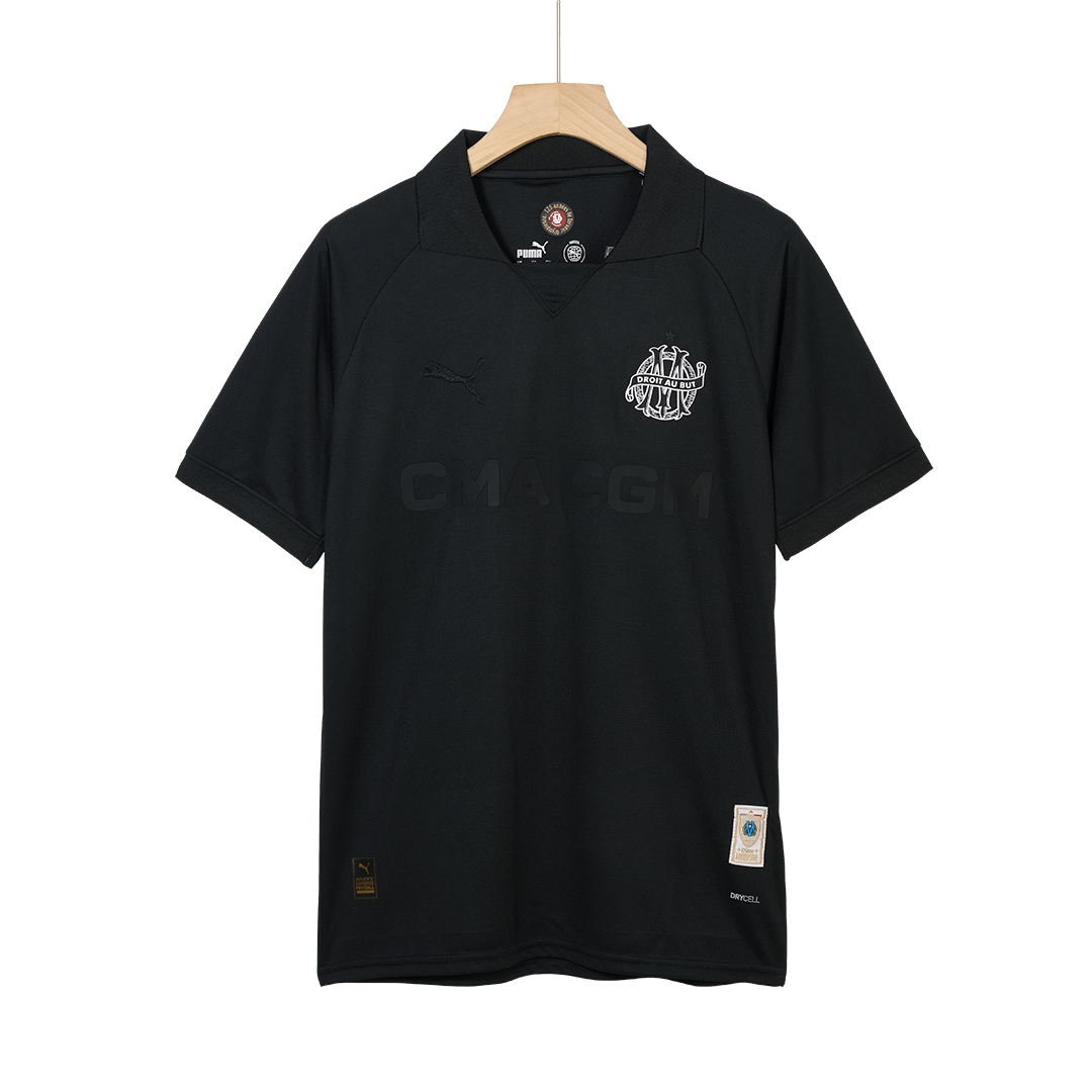 Marseille Goalkeeper Soccer Jersey 2024/25 - Black（125th Anniversary）