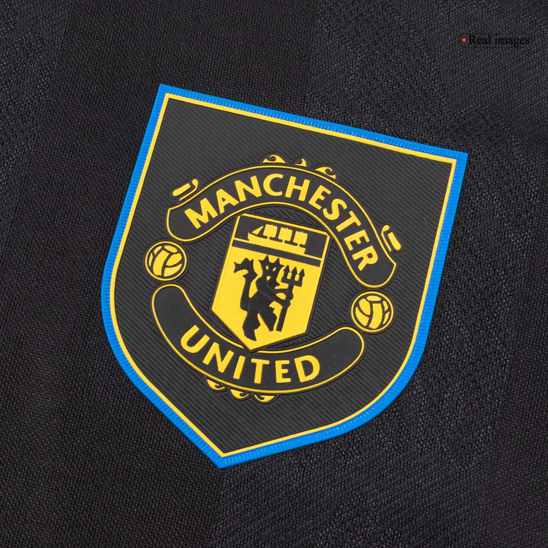 MOUNT #7 Manchester United Third Away Soccer Jersey 2025/26 Black