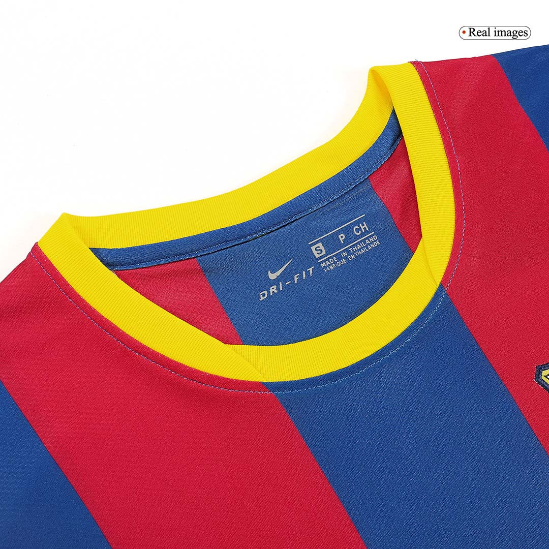 Barcelona A.INIESTA #8 Home Soccer Jersey Retro 2010/11