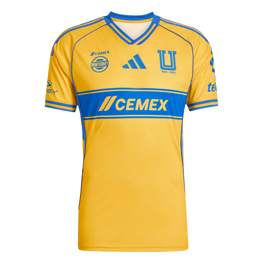 Tigres UANL Home Soccer Jersey 25/26 Yellow