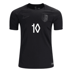 ØDEGAARD #10 Norway Away Soccer Jersey World Cup 2026 Black