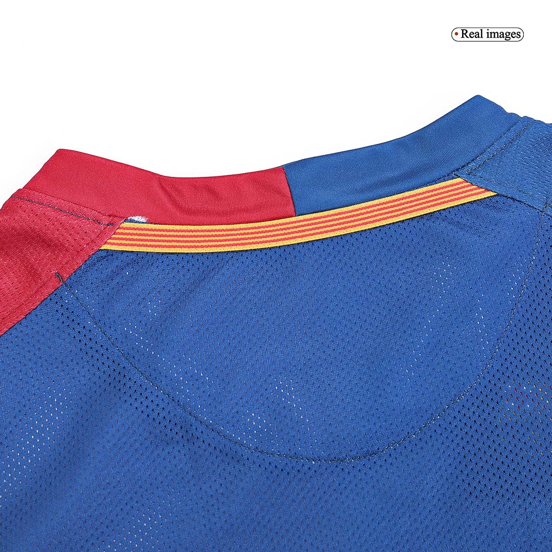 Barcelona MESSI #10 Home Jersey Retro 2008/09 - Long Sleeve  - UCL Final