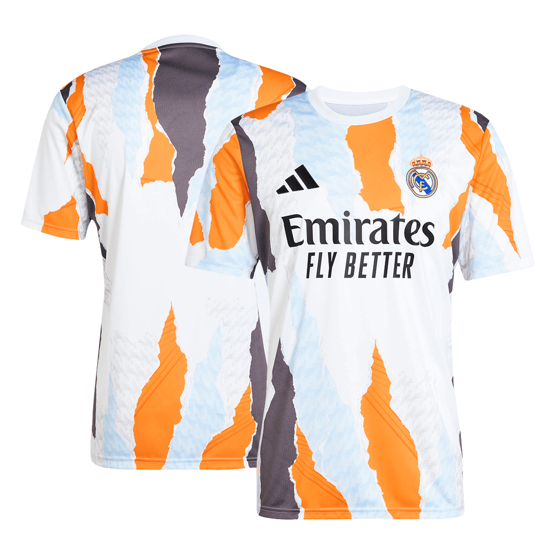Real Madrid Pre-Match Training Soccer Jersey 2024/25 - White