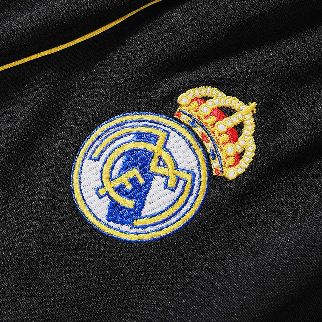 Real Madrid Zipper Sweatshirt Kit(Top+Pants) 25/26 Black