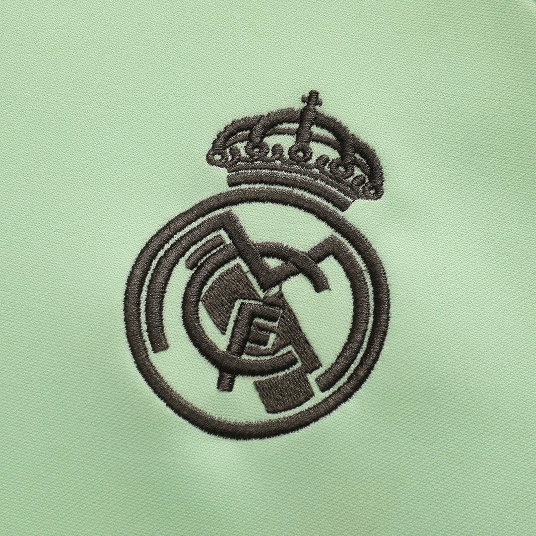 Real Madrid Zipper Sweatshirt Kit(Top+Pants) 25/26 Green