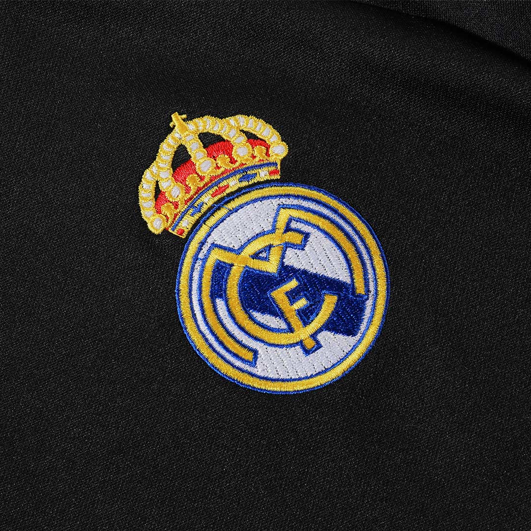 Real Madrid Zipper Sweatshirt Kit(Top+Pants) 25/26 Black