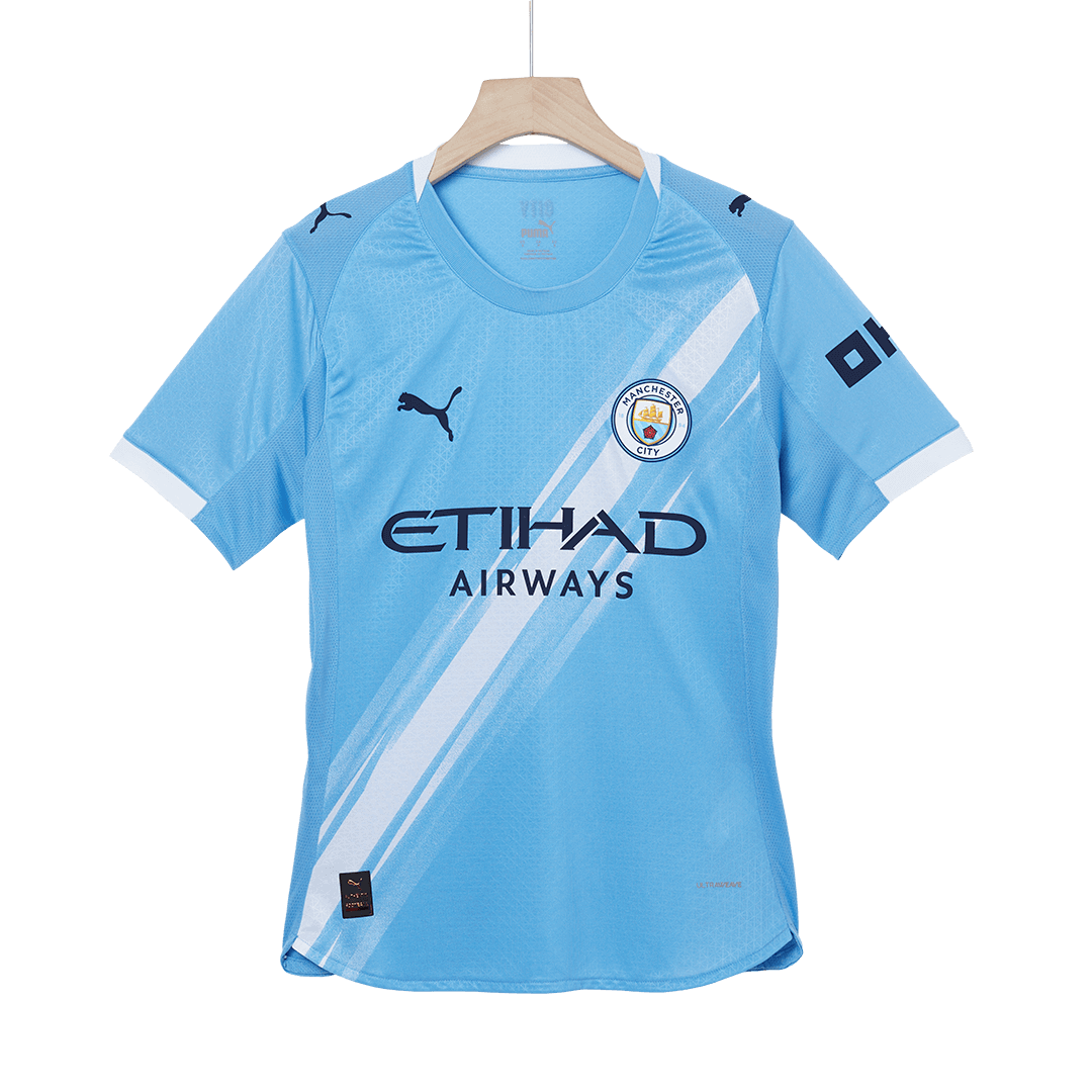 Authentic Manchester City Home Soccer Jersey 2025/26 Blue