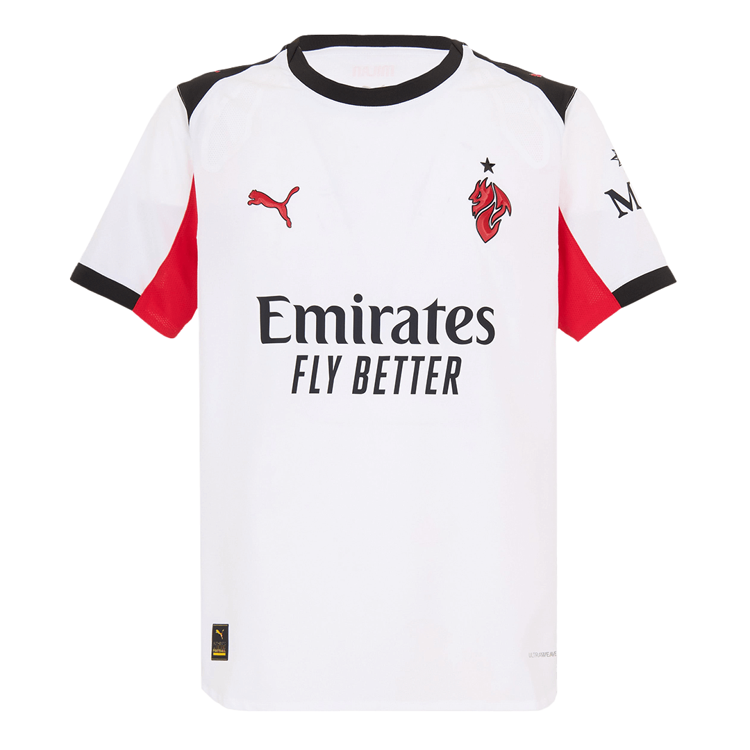 FOFANA #19 Authentic AC Milan Away Soccer Jersey 2025/26 White