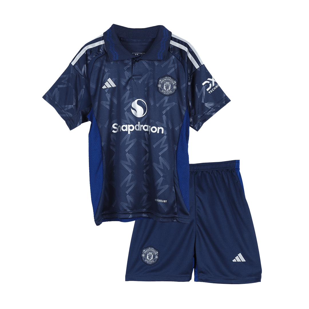 Manchester United Away Jersey Kit 2024/25 Kids(Jersey+Shorts)
