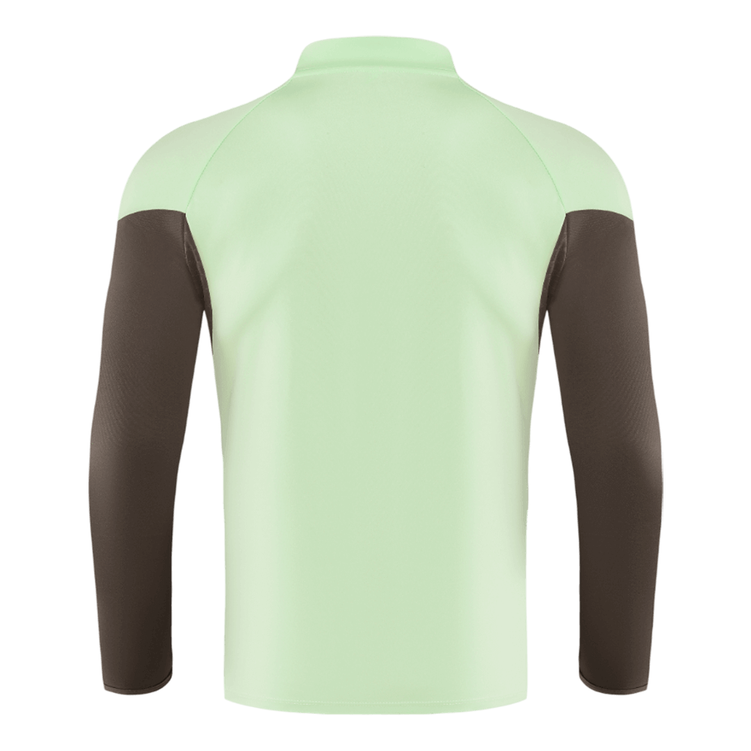 Real Madrid Zipper Sweatshirt Kit(Top+Pants) 25/26 Green