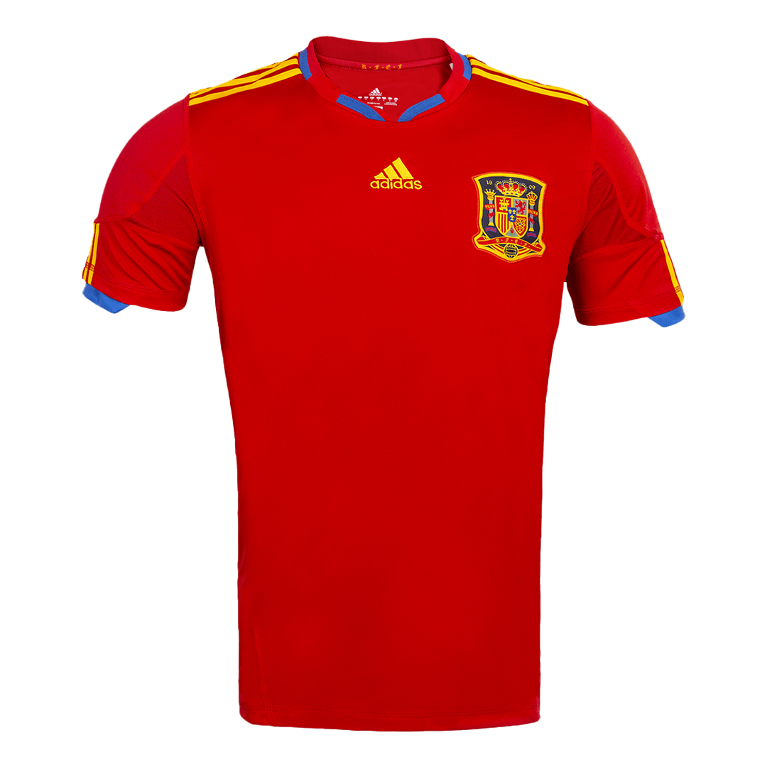 Spain Home Soccer Jersey Retro 2010