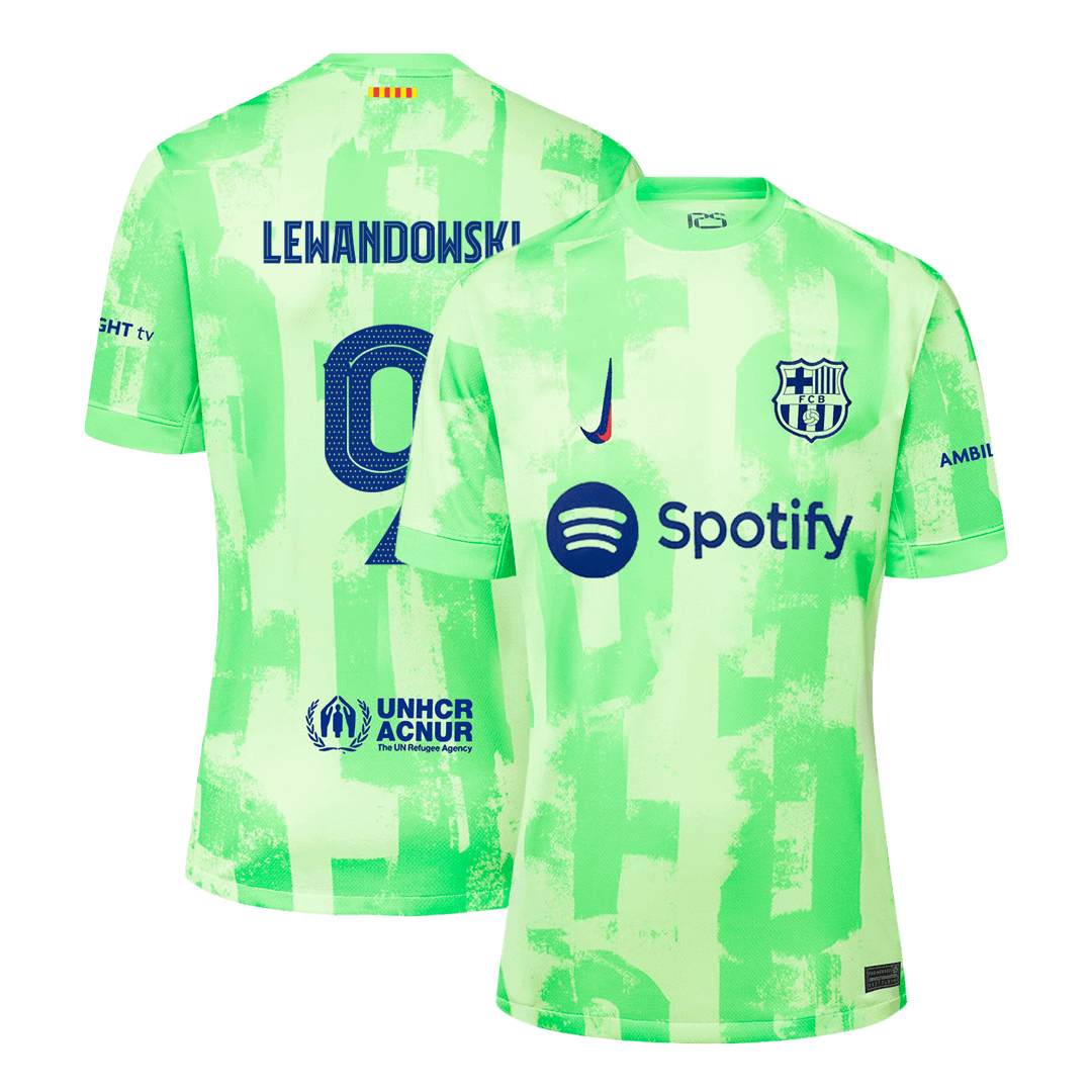 Barcelona LEWANDOWSKI #9 Third Away Jersey  - UCL Edition