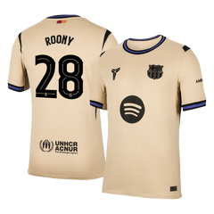 ROONY  #28 Barcelona Away Soccer Jersey 2025/26 Yellow-UCL
