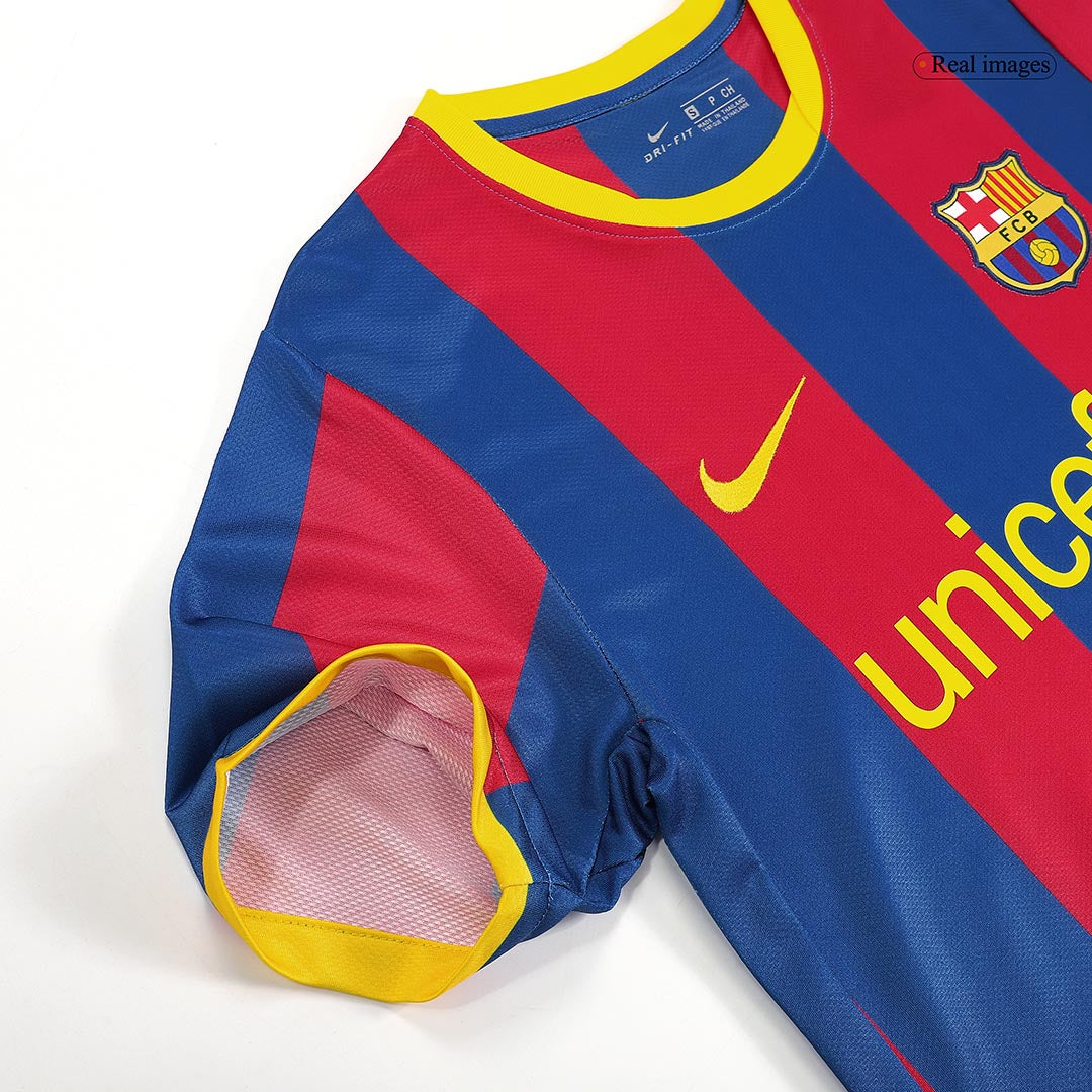Barcelona A.INIESTA #8 Home Soccer Jersey Retro 2010/11