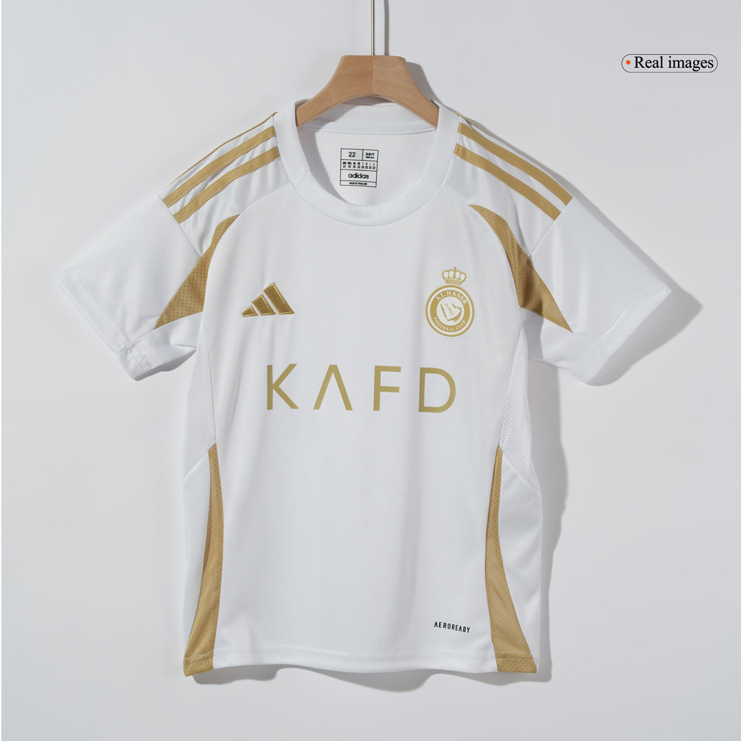 Al Nassr Third Away Soccer Jersey Kit 2024/25 Kids(Jersey+Shorts)