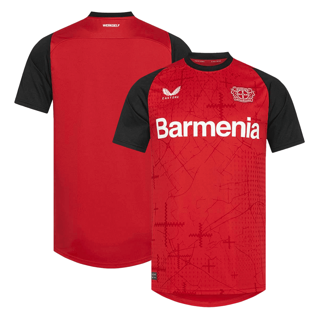 Maillot domicile du Bayer 04 Leverkusen 2024/25