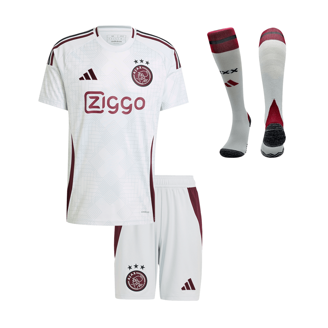 Ajax Third Away Soccer Jersey Kit 2024/25 Kids(Jersey+Shorts+Socks)
