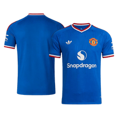 Men Player Version Manchester United Away Soccer Jersey 2026/27 Blue