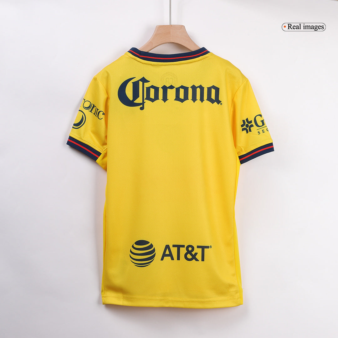 Club America Heim-Fußballtrikot-Set 2024/25 für Kinder (Trikot + Shorts)