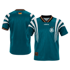 Retro 96/97 Germany Away Soccer Jersey Green