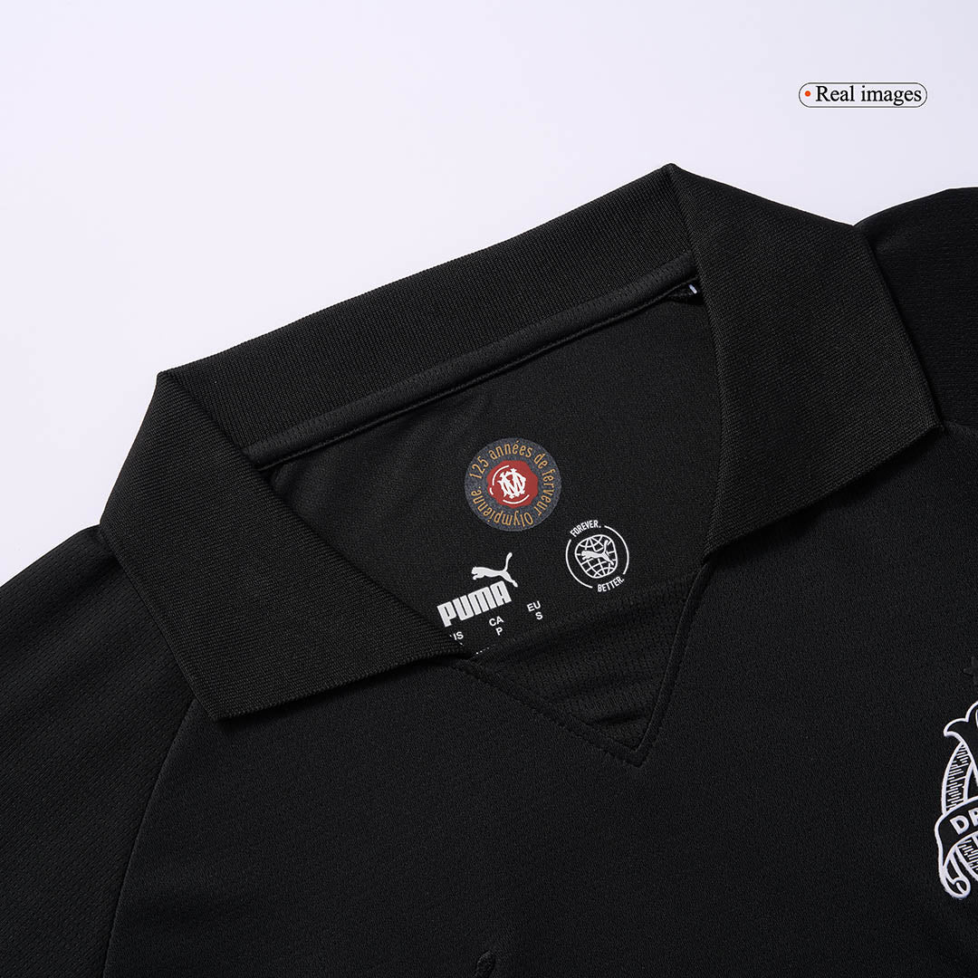 Marseille Goalkeeper Soccer Jersey 2024/25 - Black（125th Anniversary）